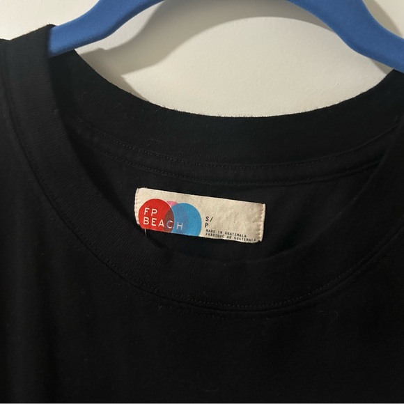 Free People Essential Extreme Tee Mini in Black - Picture 7 of 7